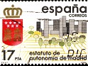 Spain - 1984 - Autonomous Status - 17 PTA - Multicolor - Madrid - Edifil 2742 - Estatuto de autonomía de Madrid - 0
